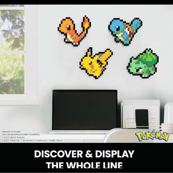 MEGA BLOKS POKEMON Charmander Pixel Art Action Figure (HTH76)349 pcs Brand New - Picture 4 of 4